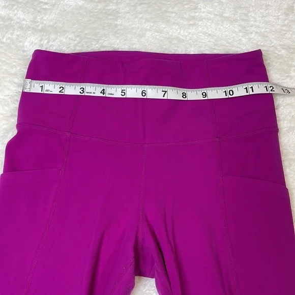 Athleta Salutation Stash Pocket Legging Pink/Purple Size XS - Picture 7 of 9